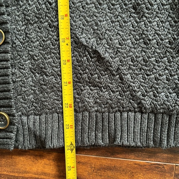 LL Bean Grey Cardigan - Picture 5 of 9